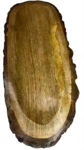 Bark Edge Wooden Rustic Tray