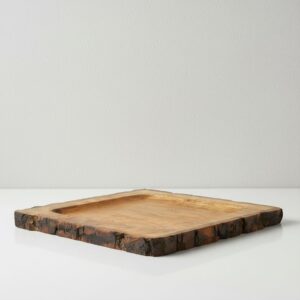 Simple Flat-Edge Wooden Chopping/Serving Tray