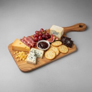 Paddle-Handle Wooden Serving Board