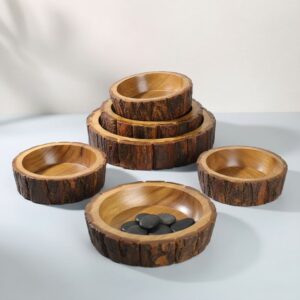Round Sectioned Snack Serving Tray