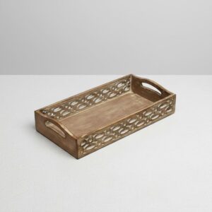 Mango Wood Snack Tray Set (3 Sections)