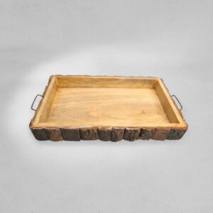Square Plain Wooden Serving Tray