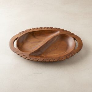 Oval Wooden Serving Tray