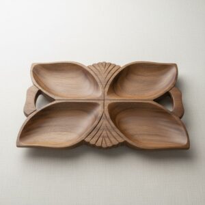Flower-Petal Shape Snack Tray