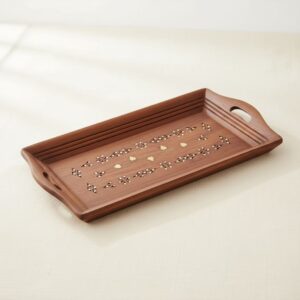 Hexagonal Mango Wood Serving Tray