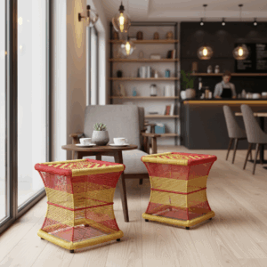 Handcrafted Rope-Woven Mudha Stool