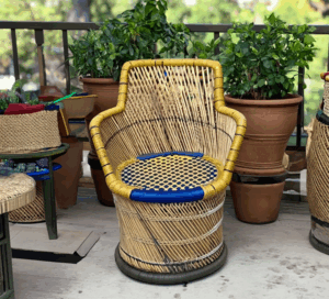 Natural Cane Lounge Chairs