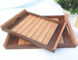 Handcrafted Wooden Serving Tray
