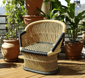 Bamboo Mudda Chairs with Black Detailing
