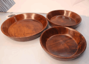 Polished Wood Bowl Set – Multipurpose Use